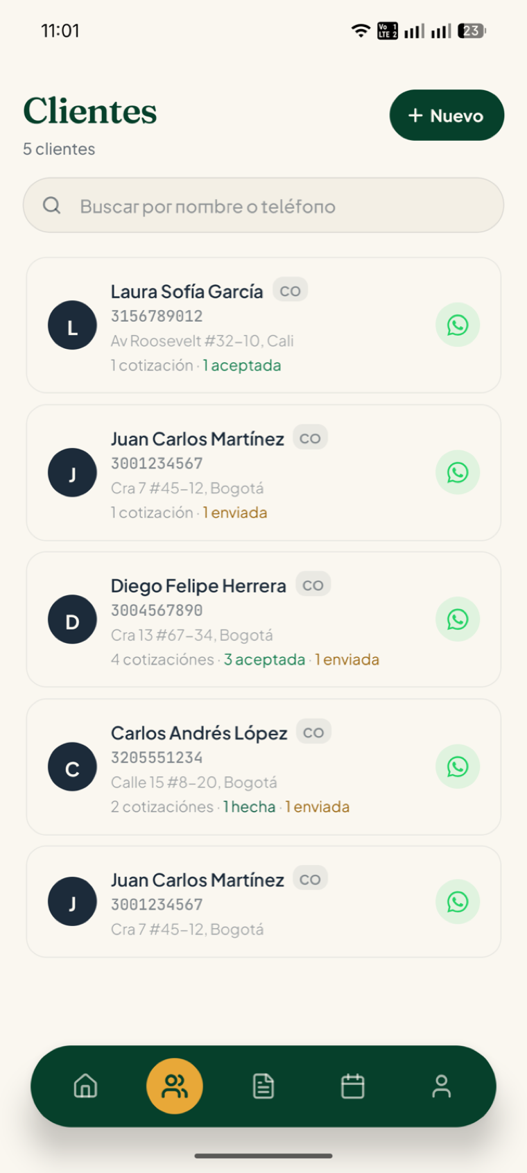 Clientes